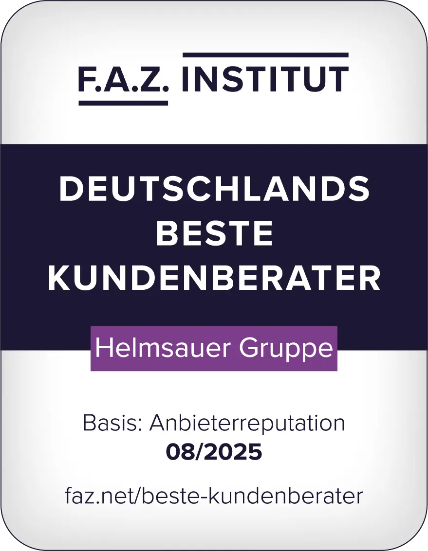 Auszeichnung F.A.Z. Institut Deutschlands beste Kundenberater